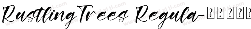 RustlingTrees Regula字体转换